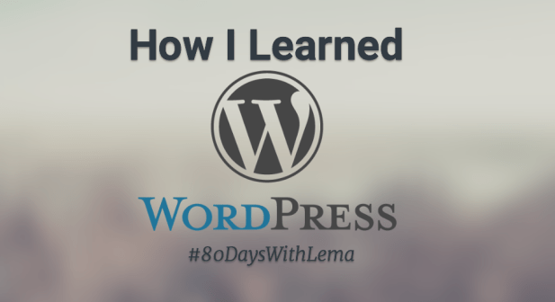 how i learned wordpress